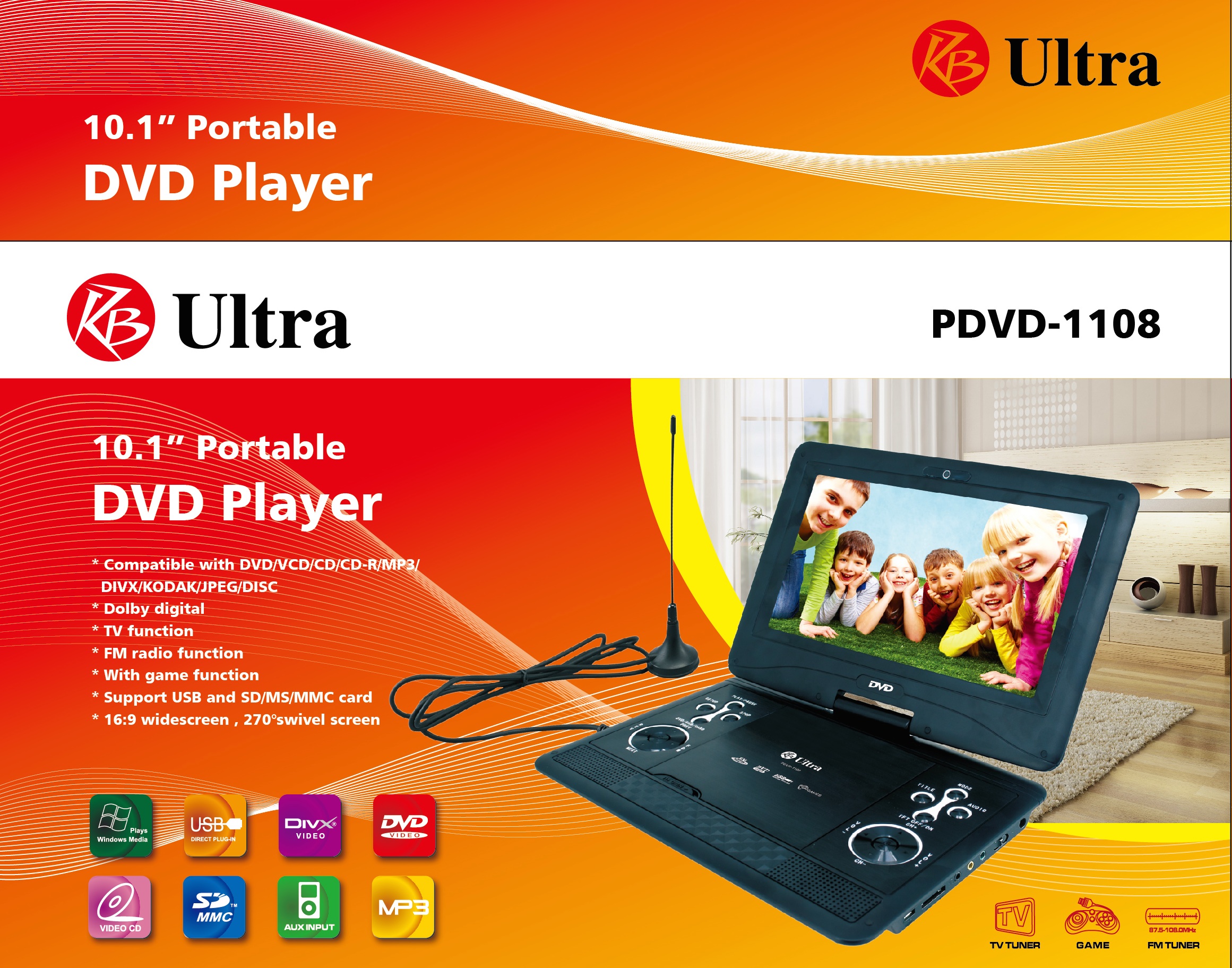 ULTRA Portable DVD Player